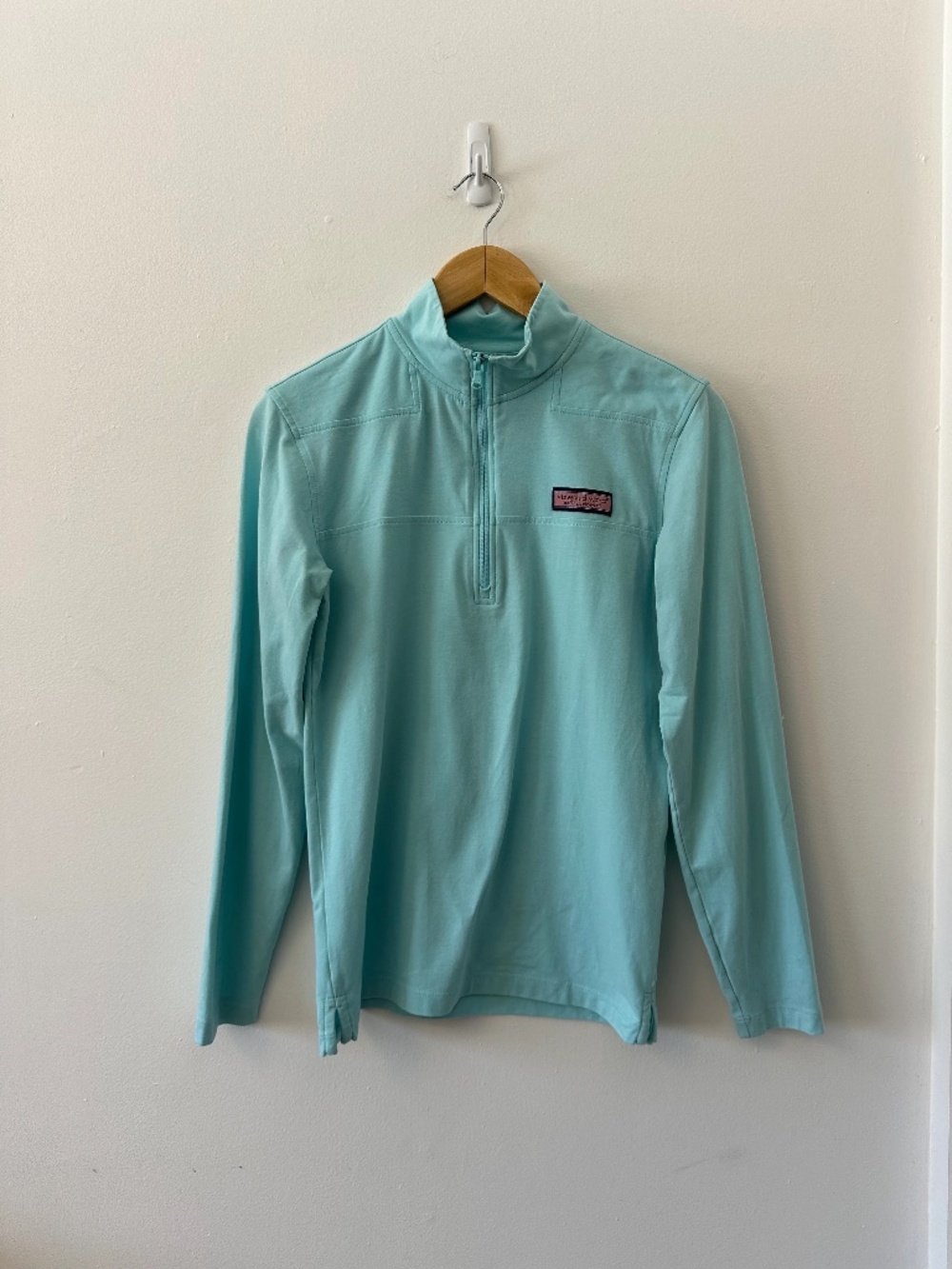Vineyard Vines Dreamcloth Relaxed Shep Half Zip Shirt | Size XS